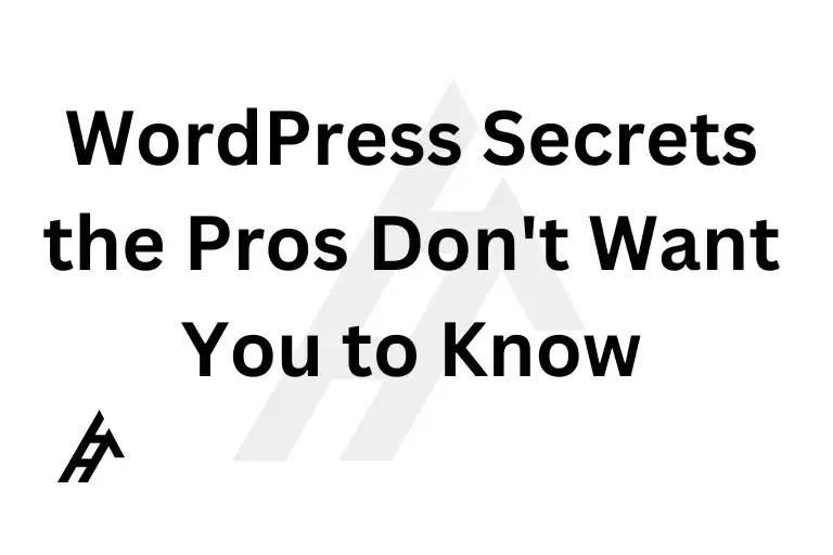 A hidden layer of advanced WordPress settings revealing secrets to success.